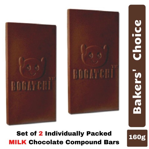 BOGATCHI Cooking Chocolate Bar | COMPOUND Chocolate |GLUTEN FREE |Pure Artisanal MILK COMPOUND Chocolate Cooking Chocolate Bars for baking, 160g BOGATCHI Cooking Chocolate Bar | COMPOUND Chocolate |GLUTEN FREE |Pure Artisanal MILK COMPOUND Chocolate Cooking Chocolate Bars for baking, 160g